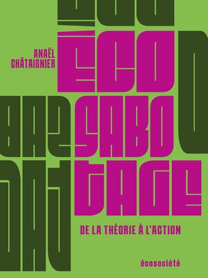 cover image of Écosabotage